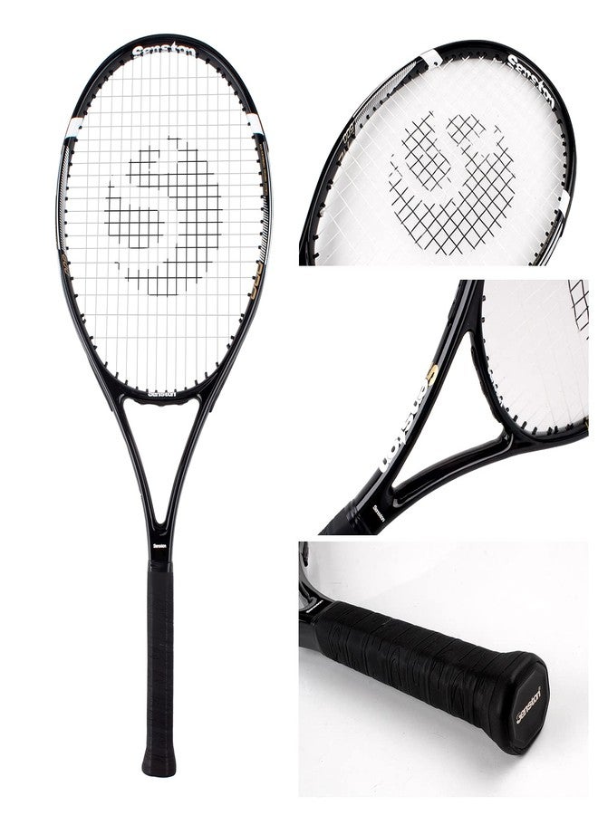 Senston Tennis Racket for Adults 2 Pack Tennis Racket Set Professional 27 inch Tennis Racquet Set Black - Image 3